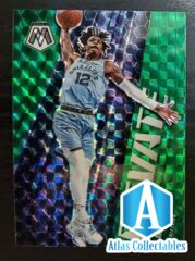 2020-21 Panini Mosaic Ja Morant Elevate Green Prizm Grizzlies #13